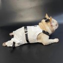 chanel ブランド シャネル ペット服 犬オーバーオール カッコイイ 黒白 ロンパース おしゃれ ペットウェア クールドッグウェア 注目 犬服 春秋 ペット服 洋服 お出かけ