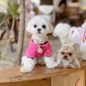 chanel シャネル ブランド ペット服 長袖 コート 春秋冬向け 犬服 ペットウェア ココマークドッグウェア 洋服 おしゃれ 猫服 お出かけ パーティー 誕生日会 ギフト