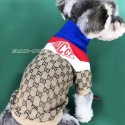 GGペット服 犬ジャケット ブランド コピー 犬服 猫コート ペットウェア 厚手 ファッション 秋冬適応 柔らかい ファスナー開閉 着こなしやすい ドッグウェア かわいい