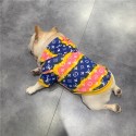 贅沢ブランド ルイヴィトン ペット服 犬用パーカー 暖かい 保温 かわいい 春秋 経典モノグラム グラデーション lv 犬服 猫 洋服ファッション 小中型 ペット