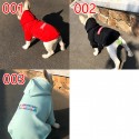 おしゃれ シュプリーム ブランド ペットウェア ペット服 supreme 犬のパーカー 厚手 秋冬服 猫服 ふわふわ 裏毛 暖かい 柔らかい 高品質 犬服 ドッグウェア かわいい 猫服 犬服 洋服 お出かけ  記念撮影  ペット用品