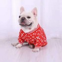 LV ブランド ルイ・ヴィトン ペット服 犬用 ジャケット 野球服コート モノグラム お洒落 シュプリーム 刺繍 付き ファッション 個性ドッグウェア  春秋 洋服 かわいい 猫服 防寒 暖かい トイプードル服 人気  柔らかい 小中型犬服