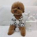 OFF-WHITE オフ-ホワイト ブランド ペット用品 犬服 Tシャツ 半袖 薄い ドッグウェア お洒落 プリント ファッション トップス 洋服 シンプル 高級ポロシャツ 猫服 柔らかい 快適 通気性 中小型犬対応