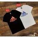 アディダス ADIDASブランド 半袖ｔシャツ 丸首 トップス 流行り 上着 ブラウス カジュアル 衣装 おしゃれ 黒白色 人気 着心地よい 男子 レディース 