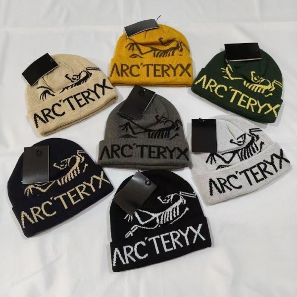 ブランドアークテリクスビーニー シングル ARC'TERYX ニットキャップ 防寒帽子 メンズ 流行り 秋 冬 ニット帽 ゴルフ ブラック 黒 ワッチキャップ ニット シングルワッチ暖かい