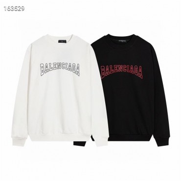 ファッション ブランド バレンシアガ パーカー メンズ 黒白 BALENCIAGA 長袖Tシャツ 裏起毛 暖かい トレーナー 女の子 個性英字ロゴ スウェットシャツ 定番 丸首 おしゃれ 男女兼用 薄型tシャツ 春秋冬 高品質 肌に優しい S~5XL