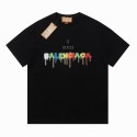 Balenciaga バレンシアガハイブランドグッチ半袖tシャツ偽物レディースメンズブランド夏tシャツオーバーサイズ夏tシャツブランドかわいい大人の上質Tシャツ