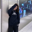 Balenciaga バレンシアガ パーカー カジュアル 丸首 メンズ女性 携帯便利 シンプル 人気 お洒落 ins風 男女通用