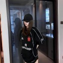 バレンシアガロンT 長袖シャツ サッカー ブランドBalenciaga 上着 トップス フットサル ワンポイント 長袖 吸汗速乾 ストレッチ メンズ 男女兼用 練習 部活 L - 4XL