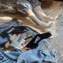 Balenciaga バレンシアガハイブランド ソックス 綿製コットン 靴下 メンズ 通気性ブランドミドルソックス 高品質浅口ソックス 女の子好き 韓国