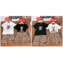 Burberry バーバリー 子供服 2点セット服 Ｔシャツ スカート パンツ セット服 女の子 上下セット 潮流 ファション 男女通用