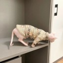 Burberry バーバリー ブランドペット用洋服 パロディ ブランド スフィンクス用服 激安 ネコウェア 激安 パロディ ブランド 猫服 秋冬
