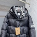 Burberry バーバリーブランドダウンジャケット ライトダウン メンズ ダウンコート ショート丈 中綿 ジャケット フード付き 防風 防寒着 軽量 アウター カジュアル 通勤 通学 おしゃれ 秋冬 冬服 冬物 M - 4XL