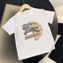 Burberry バーバリーハイブランド子供tシャツ偽物ブランド キッズ服 コピー 激安屋の上質Tシャツtシャツ ユニセック 半袖ｔシャツ カットソー100 - 160cm