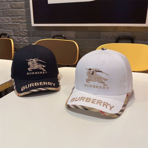 バーバリーキャップ メンズ レディース 深め Burberry帽子 ランニング 春夏 涼しい おしゃれ uvカット シンプル コットン ベースボールキャップ 野球帽 大きめ 大きいサイズ キッズ 洗える