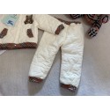 ブランドバーバリーベビー ダウンジャケット Burberry ダウンパンツ 2点セット子供服 中綿ジャケット ダウンコート ダウンパンツ キッズ コート 上下セット セットアップ アウター 女の子 男の子 ボーイズ 66-120cm 