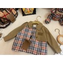 ブランドバーバリーキッズ アウター Burberry ボーイズトレンチコート 子供服 ガールズ 90-150cm ジャケット 通学 通園 防風 秋冬 アウトドア キッズ服 かっこいい 流行り