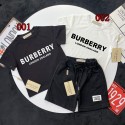 ハイブランドBurberryキッズセットアップ バーバリー子供服半袖Tシャツ ショートパンツ 男女兼用 夏服 コットン  ロンドンエングランド 90-160cm