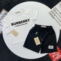 ハイブランドBurberryキッズセットアップ バーバリー子供服半袖Tシャツ ショートパンツ 男女兼用 夏服 コットン  ロンドンエングランド 90-160cm