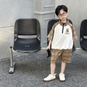 ブランドバーバリーキッズ服半袖ｔシャツショートパンツ Burberry子供服 ガールズワンピース 100-160cm ペア服 バーバリー風 チェック柄 半袖 夏服 ハーフパンツ 子供ファッション 韓国子供服