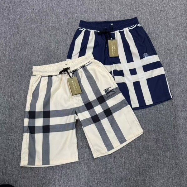 ブランド バーバリーショートパンツ メンズ ハーフパンツ Burberryトレーニングパンツ 短パン スポーツ ジム 伸縮性 吸汗 速乾 通気 五分丈 普段着 夏 スウェットショーツ M-5XL