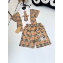 ハイブランドバーバリー子供服 女の子 セットアップ Burberry半袖 ポロシャツ ハーフパンツ 上下セット ボーイズ 半袖スウェット キッズスーツ 夏服 運動風 韓国 ゆったり お洒落 カジュアル スポーツ 通学 100¬150cm 