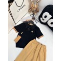 ハイブランドバーバリー子供服 男の子 夏服 半袖 Burberry ポロシャツ ハーフパンツ 上下セット カジュアル フォーマル 半袖Tシャツ ショートパンツ 2点セット 小学生 入学式 卒業式 七五三 通園 通学  90-150cm