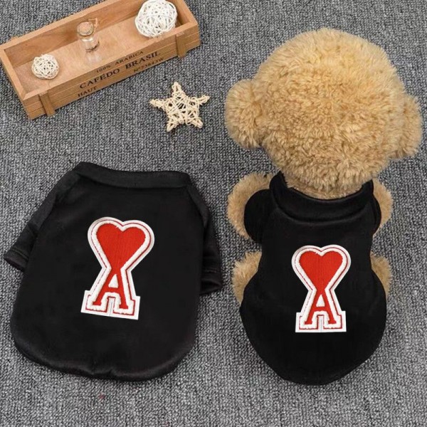 アミーバリスAMI Paris ブランドペット服 犬服 猫服 おしゃれ パーカー 小型犬 子犬 子猫 可愛い ペットウェア 犬ウェア 厚手 S¬3XL