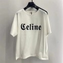 セリーヌ Tシャツ カジュアル 短袖 丸首 Celine ブランド メンズ 上着 春夏 トップス 潮流 人気 男女兼用 ゆったり ファッション コットン製品 肌に優しい 通気性 黒白 s~5xl