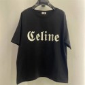 セリーヌ Tシャツ カジュアル 短袖 丸首 Celine ブランド メンズ 上着 春夏 トップス 潮流 人気 男女兼用 ゆったり ファッション コットン製品 肌に優しい 通気性 黒白 s~5xl