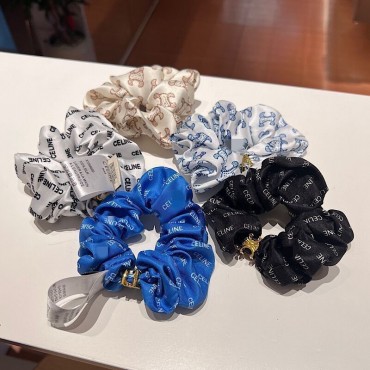 CELINE セリーヌ ヘアシュシュ ブ...