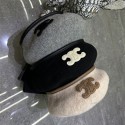 CELINE ブランド ベレー帽 画家帽 レディース セリーヌ ウール混 キャップ レター刺繍帽子 可愛い レトロ 調節可能 カジュアル 通勤 通学 エレガント 暖かい