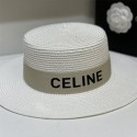 セリーヌ麦わら 細麦中折れハット 麦わら帽子 CELINE ブランドバケットハット レディース ストロー 紫外線 uv 対策 日焼け防止 日よけ 春日部 ギフト 誕生日 男性 女性 父の日プレゼント 人気商品
