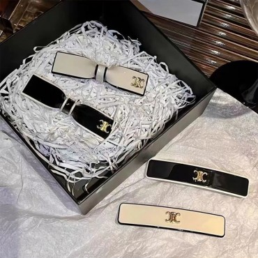 ハイブランドセリーヌヘアクリップ 韓国式...