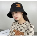 ハイブランドCeline麦わら帽子 レディース 帽子 春 夏 セリーヌバケットハット UV 日焼け防止 海 レジャー 海水浴 折りたためる コンパクト たためてコンパクト麦わらハット