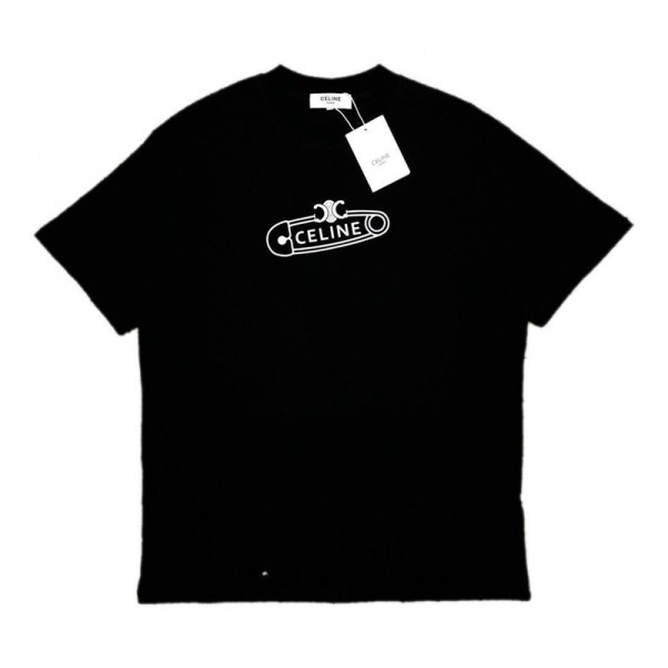 CELINE セリーヌブランドtシャツカットソー コピーハイブランド半袖tシャツ男女兼用Tシャツカットソーペアカップル20代 30代40代tシャツ 激安パロディ S-4XL