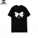 ハイブランドシャネル tシャツ 半袖 コットン製 精緻なプリント柄 メンズシャツ ロゴ付き chanel レディースtシャツ 丸首 ソフト 柔らかい 着心良い 四季通用 s-3xl