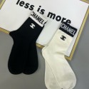 シャネル 靴下 レディース コットンソックス chanel ブランド くつした かわいい 2足セット 綿 おしゃれ スニーカーソックス 春夏秋冬 女性 靴下 ミドル くつ下 蒸れない 脱げない ショート ソックス 室内 シンプル