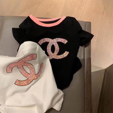 シャネル CHANEL Tシャツ 黒白 ...