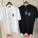 Chanel シャネルtシャツハイブランド夏ブランド半袖tシャツブランドtシャツ上着カジュアル20代 30代40代tシャツ 激安パロディ 短袖 男女 XS-4XL