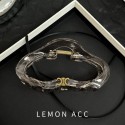 CELINE セリーヌブランドバナナクリップ髪アレンジかわいいブランド可愛い アクリル ハイブランド存在感抜群ブランド