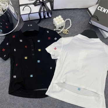 Chanel シャネルブランド半袖tシャ...