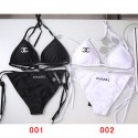 Chanel シャネル韓国風20代 30代 40代ビキニスイムウェアブランド体型カバー水着  オトナ女子 人気ブランドコピービキニ セクシー おしゃれ ショートパンツ