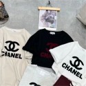 Chanel シャネル夏tシャツブランドかわいいブランドtシャツ上着カジュアルブランドtシャツ高品質tシャツ ユニセック ブランド