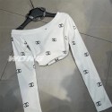Chanel シャネル ハイブランドtシャツ偽物レディースメンズ 秋 tシャツブランドかわいいブランドtシャツ上着カジュアルブランド 服 コピー 激安屋