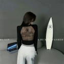 Chanel シャネルブランド長袖tシャツハイブランドtシャツ偽物レディースメンズ秋tシャツブランドかわいい大人の上質Tシャツ