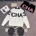 ブランド Chanel シャネル レディース セーター ニット トップス 長袖 クルーネック 柄 カジュアル 暖かい 大人 おしゃれ 着痩せ 柔らかい ゆったり カジュアル おしゃれ 可愛い 通勤 お出掛け 春 秋 冬