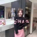 ブランド Chanel シャネル レディース セーター ニット トップス 長袖 クルーネック 柄 カジュアル 暖かい 大人 おしゃれ 着痩せ 柔らかい ゆったり カジュアル おしゃれ 可愛い 通勤 お出掛け 春 秋 冬