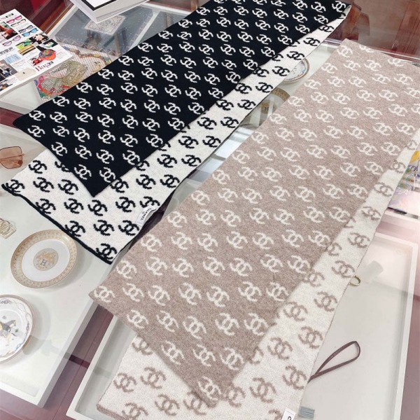 Chanel シャネルハイブランド 秋冬 マフラーメンズ 大判ショール 暖かい春秋 スカーフ ファッション 使い心地よいレディース向け高品質ケープ 防寒マフラー