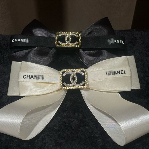 Chanel シャネル ブランドヘアピン リボン バレッタ 大きめ 親子グループ 15cm 蝶結びヘアークリップ ヘアピン 髪飾り 髪留め ヘアアクセサリー 気質 かわいい
